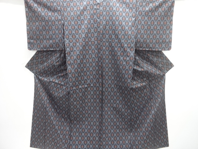 JAPANESE KIMONO / UNUSED IGETA KASURI WEAVE AUTHENTIC MURAYAMA OSHIMA 